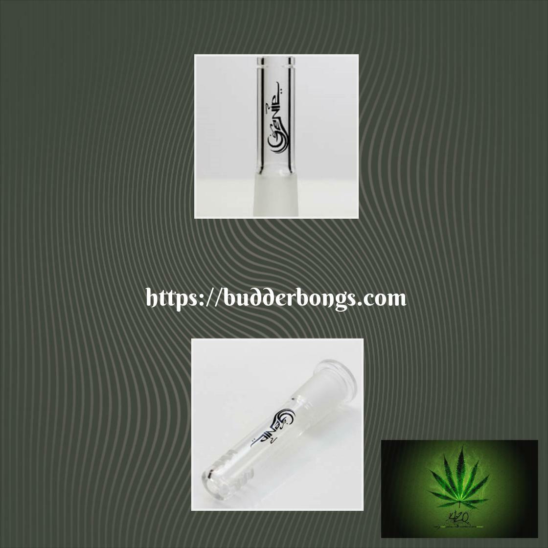 BongsBudder's tweet image. Just in! This unique Genie Glass 6 slits diffuser downstem for $9.75. 
budderbongs.com/products/genie…
#downstem #acrylicbongs