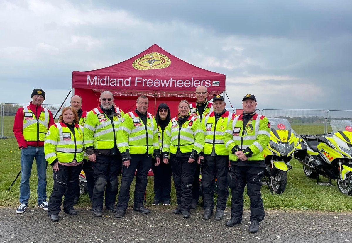 Midland Freewheelers Blood Bikes tweet media