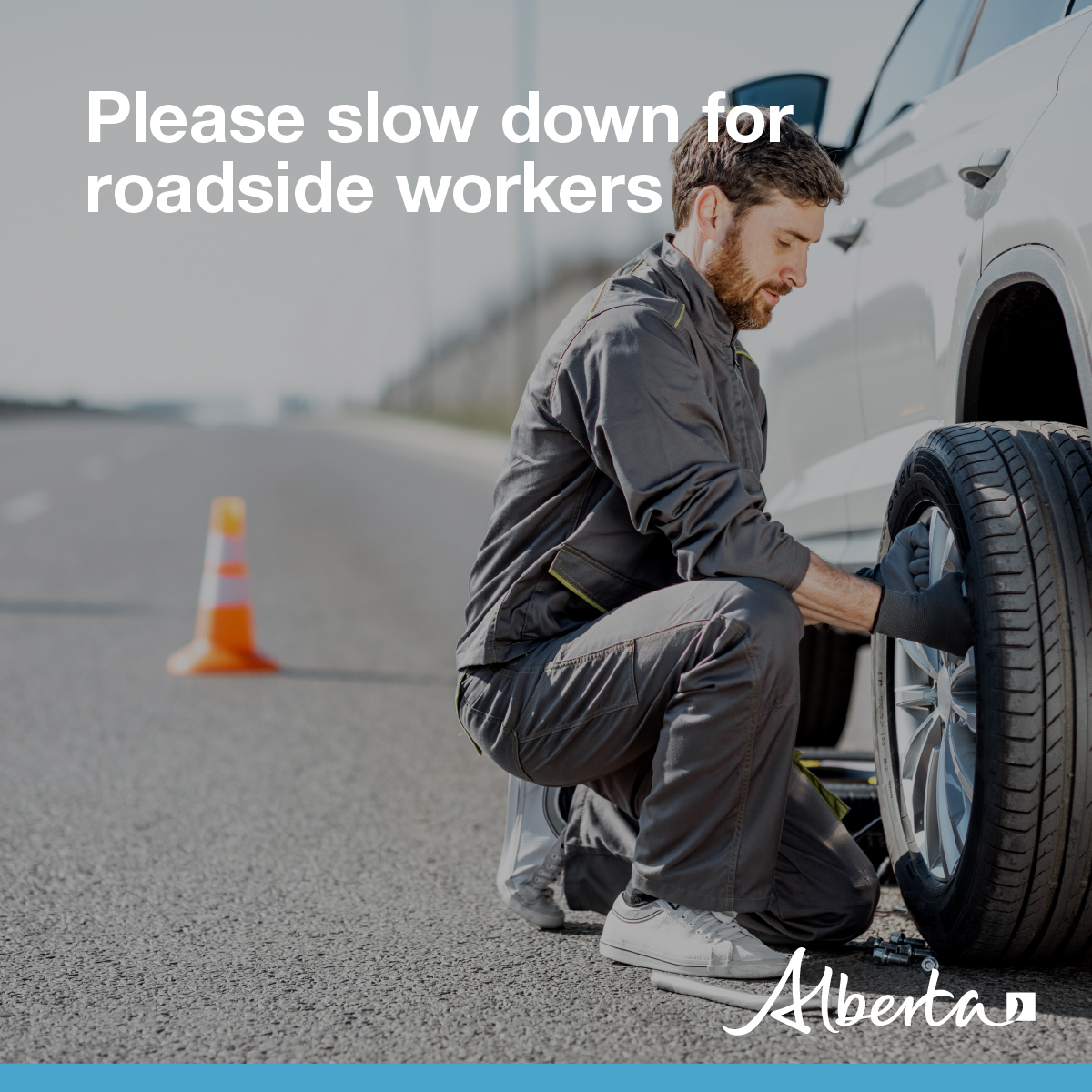 Please slow down when passing roadside workers.

On behalf of our crews, thx for the brake! #abroads