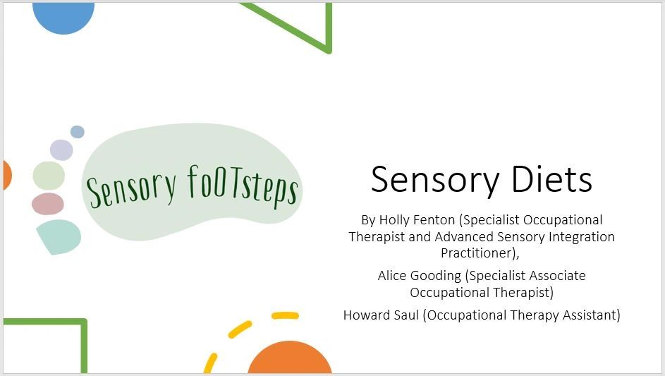 SensoryF's tweet photo. Alice and Holly delivered a workshop at a SEND conference last week about Sensory Diets (from an SI perspective). The below is taken from a thank you email with feedback 😊

#SEND #SENDconference #Occupationaltherapy #OTassessment #sensoryassessment #EHCP https://t.co/qr47He1kJd