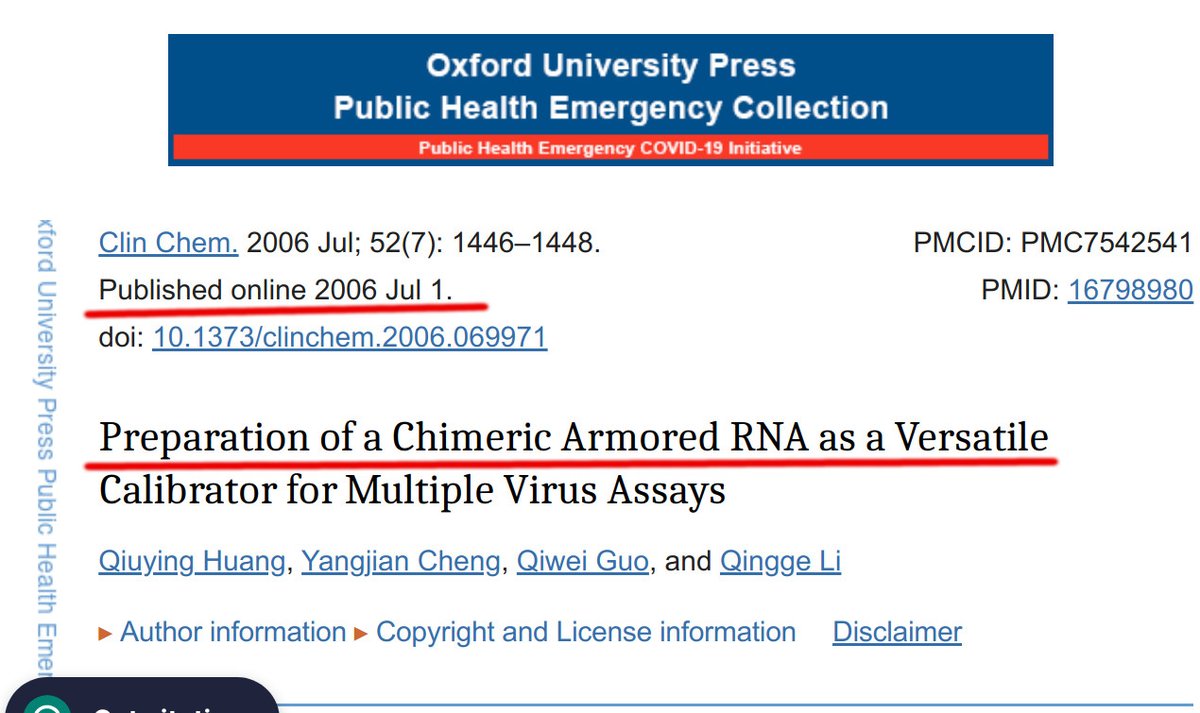 ichudov's tweet image. Sars-CoV-2 in a 2006 scientific study? 

WTF is that?

A chimera of HIV, Sars-CoV-1, and Sars-CoV-2????

ncbi.nlm.nih.gov/pmc/articles/P…