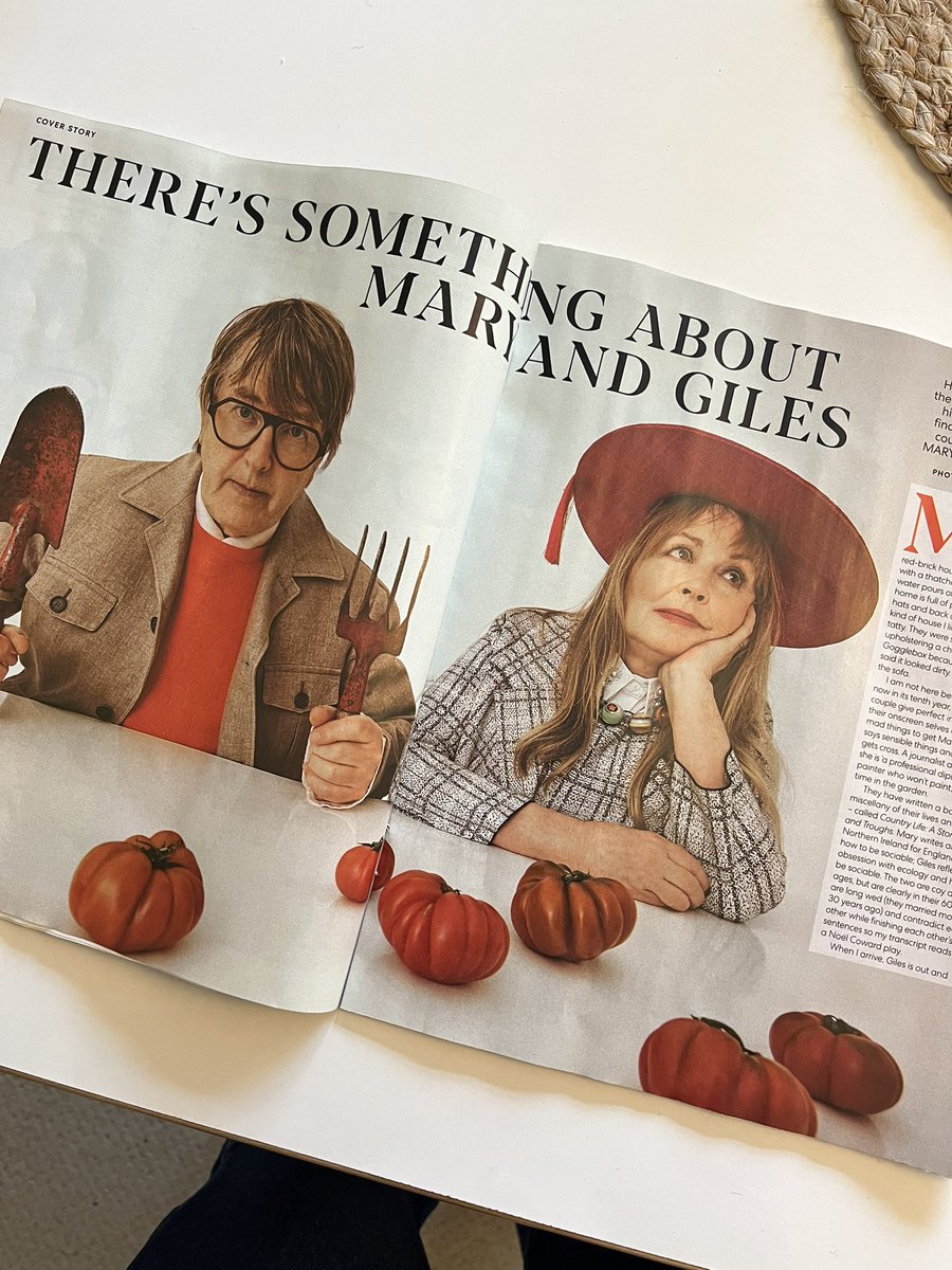patsyroseoneill's tweet photo. The most glorious nutty shoot with Giles &amp; Mary for @YOUMagSocial 🍅🌱🌾 https://t.co/bwvwdb6b2H