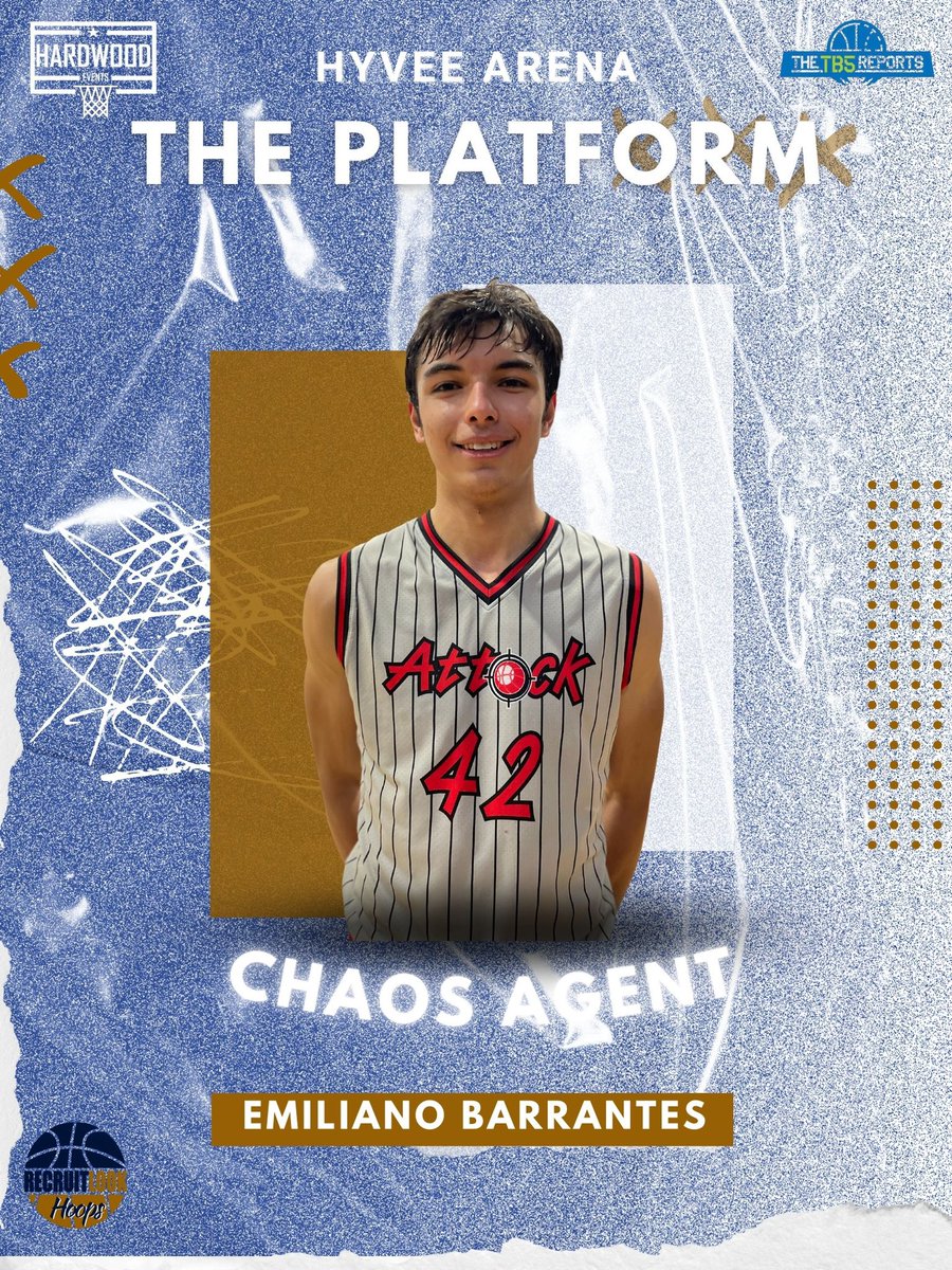 HardwoodEvents's tweet photo. 💥Chaos Agent💥

17U, ‘25 Emiliano Barrantes, 6’9 F a defensive anchor that blocks shot at a high volume, solid rebounder, attacks the rack under control from 15ft, nice footwork in the post, consistent mid range shooter, and plays above the rim. https://t.co/OEUGrIxvKp