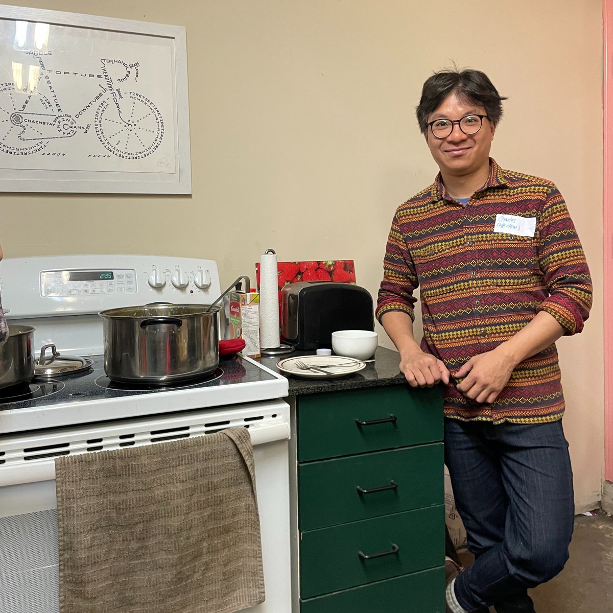 A shout out to volunteer (and our former Executive Director!) Charles Chiu for your faithful commitment to the Build-A-Bike program, and for being a wonderful chef this week for the participants' fresh-made meal. #nationalvolunteerweek #BuildABike #skillsdevelopment #foodaccess