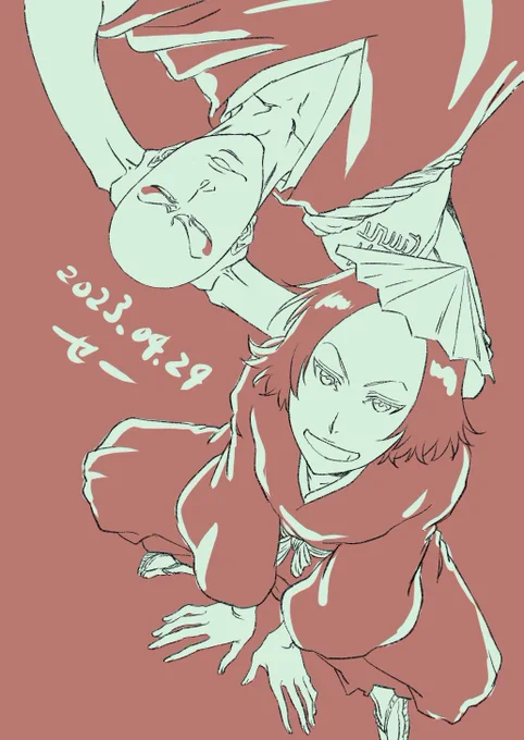 息抜き班目家。先日のシノさんの日にラフだけ描いてそのままだったので。 