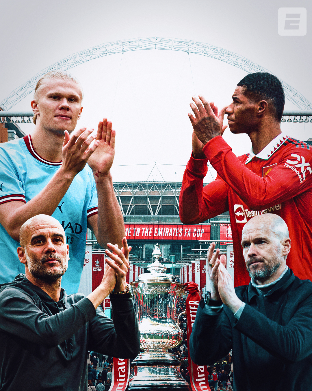 ESPN FC on Twitter "MAN CITY VS. MAN UNITED IN THE FA CUP FINAL 🏆 The