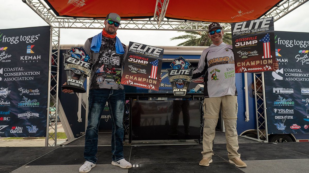 HoodooSports's tweet image. Congrats Joe Arthur and Eddie Guerrero Jr. for bringing home the Elite Kayak Tour champions trophy in Jacksonville, Florida yesterday. Made that drive worthwhile!! #teamhoodoo #elitefishing #hoodookayaks