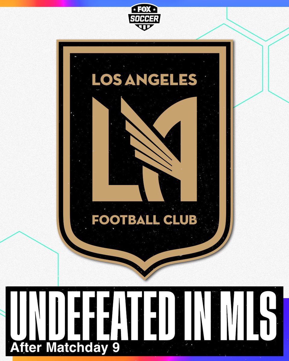 The only undefeated team in <a href="/MLS/">Major League Soccer</a> ⬇️

<a href="/LAFC/">LAFC</a> 💪