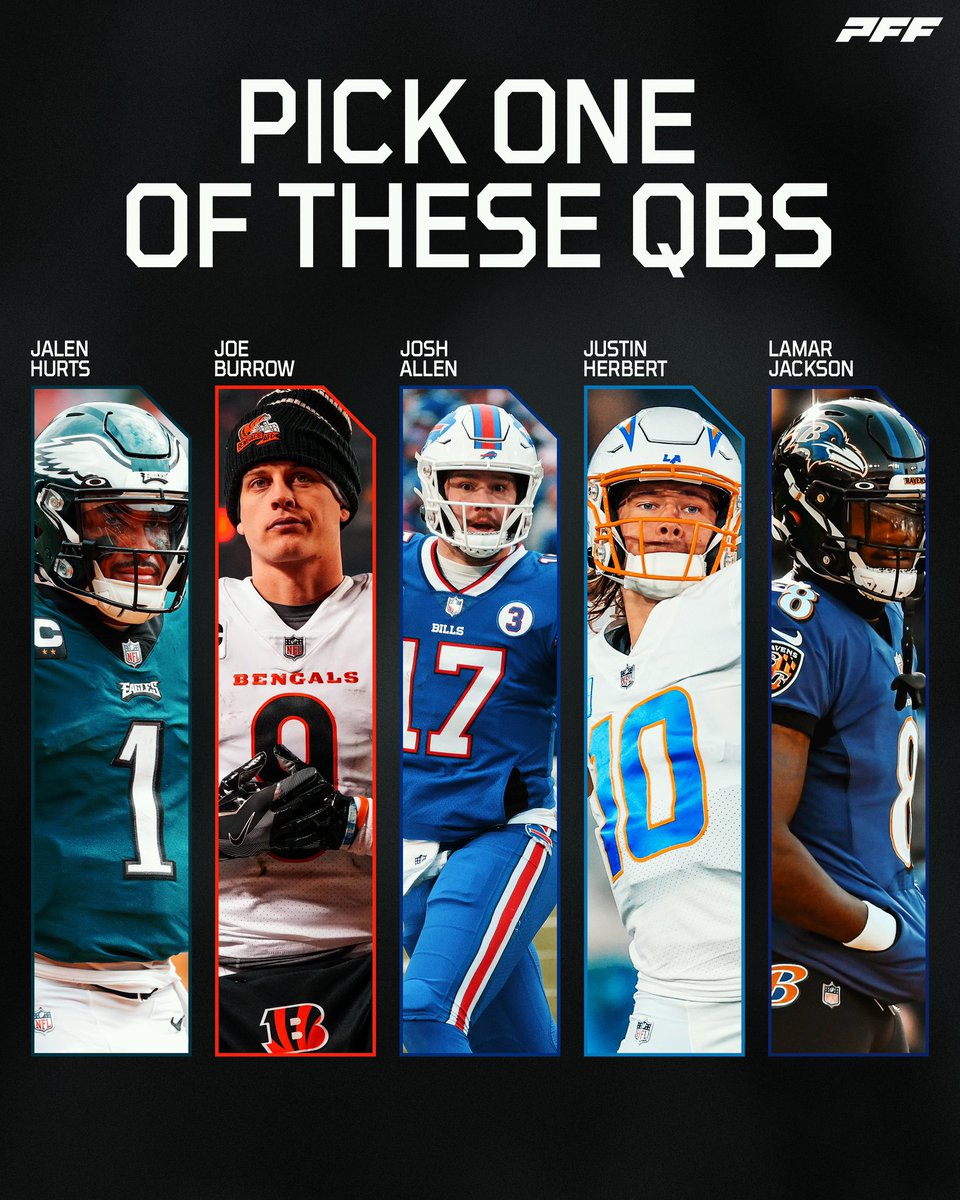 PFF on Twitter "Game on the line… Which of these QBs are you taking to