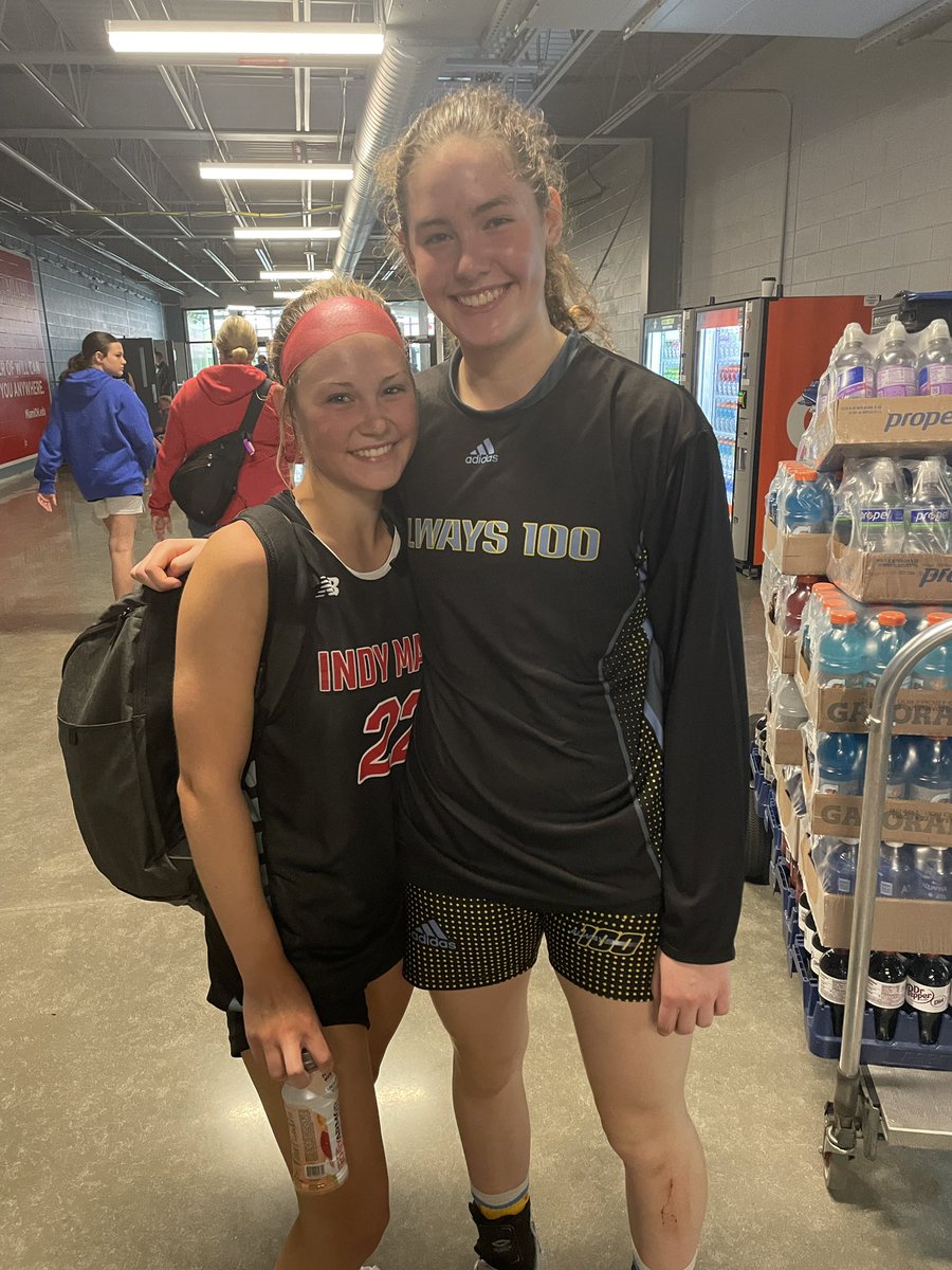 Always fun to find Westfield teammates at an AAU tournament. Way to work hard girls! <a href="/lealoveless1/">Lea Musselman Loveless</a> <a href="/kelsey_key2/">Kelsey Steele (Key)</a>