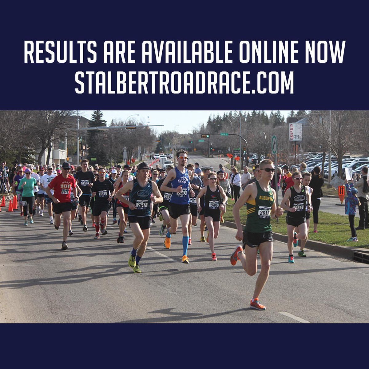 Race results are available now at stalbertroadrace.com

Thank you to all of our wonderful participants, volunteers and supporters for joining us today!