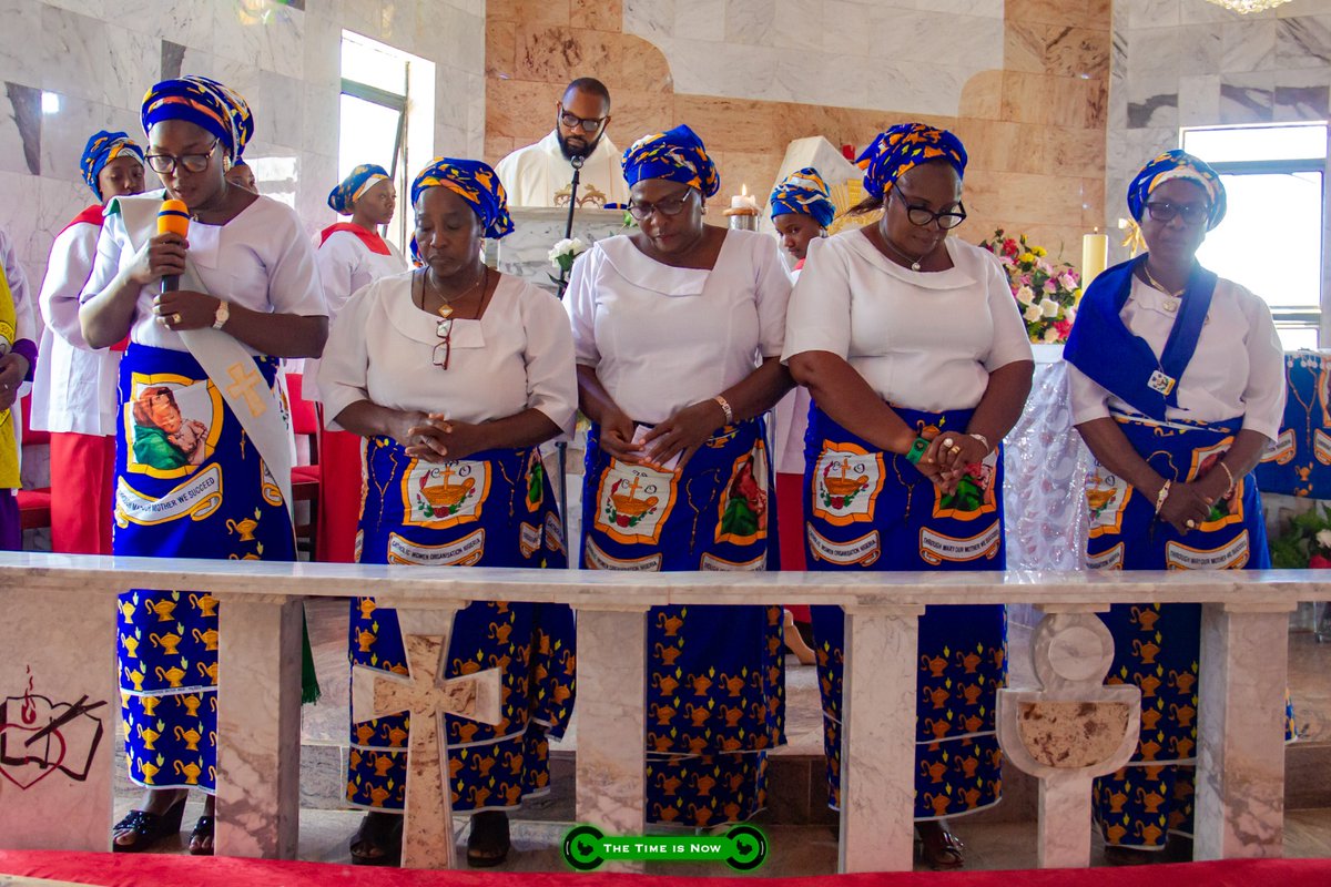 CalebMutfwang's tweet photo. The team had the chance to visit St. Monica's Catholic Church Rantya &amp; participated in a Mass with the Parishioners.

As we celebrated Mothers' Day with the women, Rev. Father Frederick Wukari inspired us to unite the people of Plateau State &amp; the body of Christ during our tenure https://t.co/4xICHsEZn2
