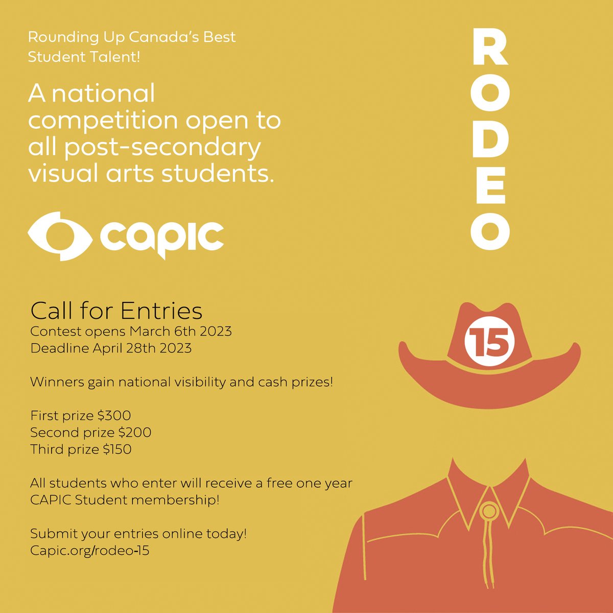 CapicNational's tweet photo. DEADLINE IS TOMORROW!!! Submit your work now: https://t.co/13Hm810zmD https://t.co/AFxqScHcUx
