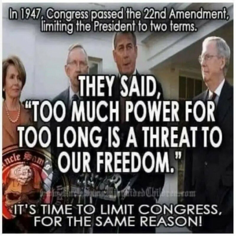 GigaBeers's tweet photo. #TermLimits wld have prevented Biden and RINOS from destroying America! https://t.co/EMHAUs6SAw