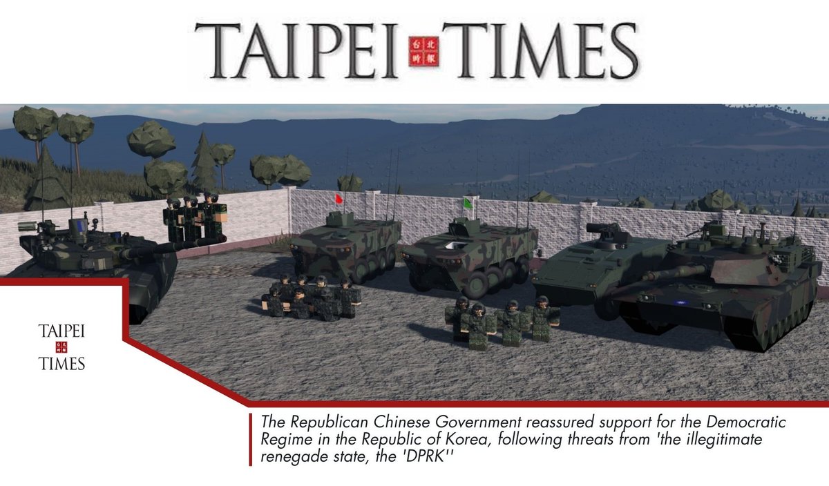 TaipeiTimesRBX's tweet photo. **[Korean Escalations]**

The Republic of China Vice President bolstered support for the democratic Seoul regime, and condemned the illegitimate renegade provinces of North Korea for the escalations against the ROC. https://t.co/HlvDfxa89A