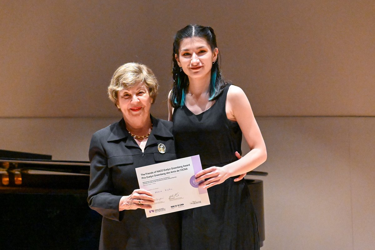 Maria Krstic, violin

🏆 The Friends of the NAC Orchestra Evelyn Greenberg Award ($1,500)

📸 Fred Cattroll | #NACOBursary