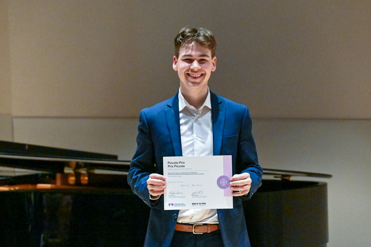 NACOrchCNA's tweet photo. Patrick Paradine, violin

🏆 The Piccolo Prix ($1,000)

📸 Fred Cattroll | #NACOBursary https://t.co/DcOGKj7HGx