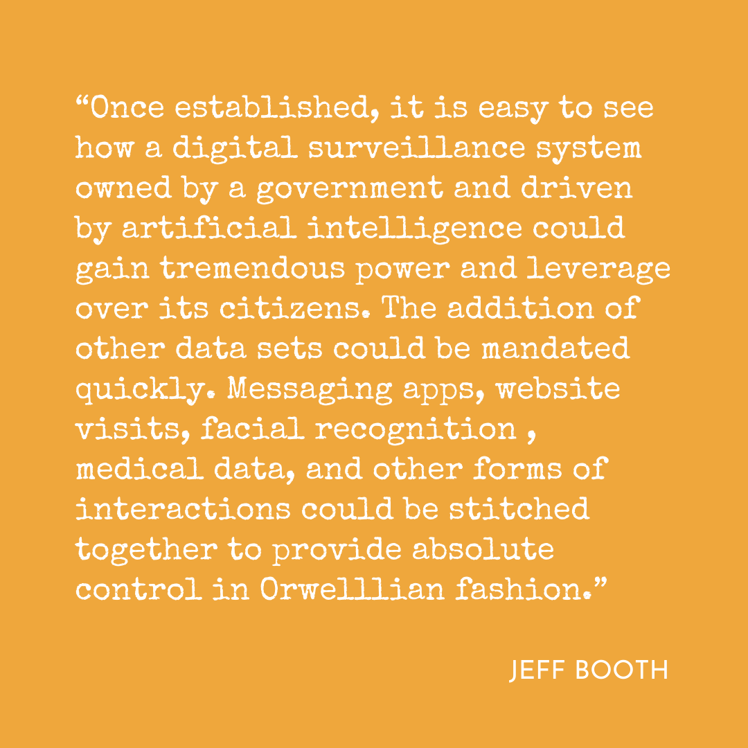 Quote [abridged]: Jeff Booth, The Price of Tomorrow @JeffBooth

jeffbooth.ca 

#bitcoin #thefuture #machinelearning #thepriceoftomorrow #artificalintelligence #cbdcs #jeffbooth #ai #bigbrother #digitalsurveillance #facialrecognition #medicaldata #orwellian #Nostr