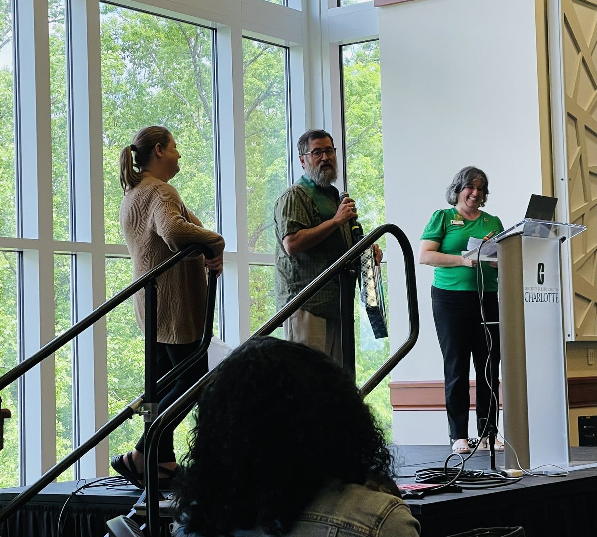 Team UNC Charlotte Reads presenting on using data to tailor #reading interventions at the @CLT_COED Literacy Summit! Love this team & work. 💚 Thanks @belkfoundation for your support! Big thanks to Bruce Taylor, Adriana Medina & Jean Vintinner for making the summit happen!