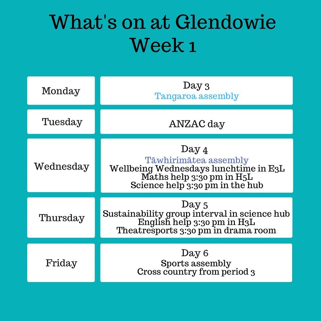 And just like that the holidays are nearly over 😢 get ready for Day 3 tomorrow Glendowie!