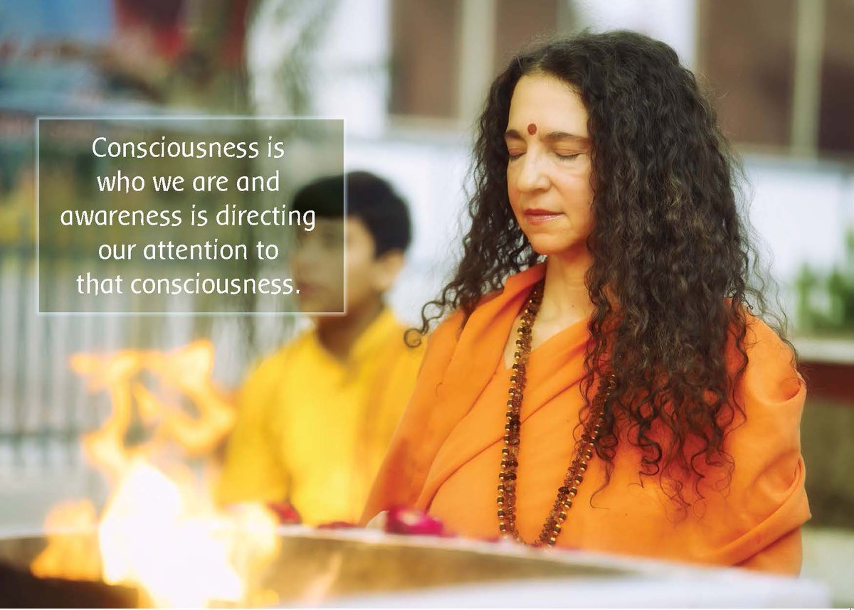 SadhviBhagawati's tweet photo. "Consciousness is who we are and awareness is directing our attention to that consciousness." Sadhvi Bhagawati Saraswati
#consciousness #awareness #truedivinenature #truth #spiritualtruth #sadhvibhagawatisaraswati #sadhviji
@ParmarthNiketan #meditation #transformation #oneness https://t.co/JHrEfvb5wW