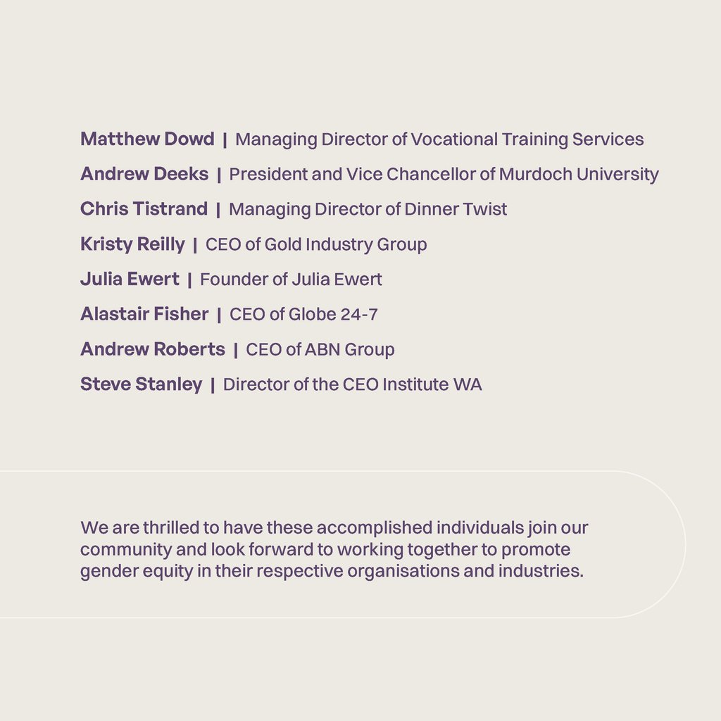 CEOs for Gender Equity tweet media