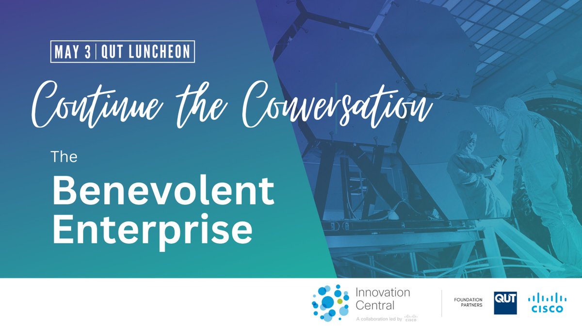 Wed 3 May #event | Continue the #TRUST Conversation Register: lnkd.in/g7eRjMeY
Join this follow-up convo with #QUT researchers to discuss practical ways to embed #benevolent practices into YOUR organisation. Be quick, limited places available lnkd.in/g7eRjMeY