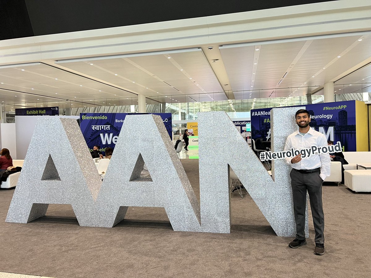 Srinath Ramanan, MD (@ramanan_srinath) on Twitter photo Having a great time meeting my future colleagues and learning about neurology at the #AANAM <a href="/AANmember/">American Academy of Neurology</a> !! 🧠😁 Having a great time meeting my future colleagues and learning about neurology at the #AANAM <a href="/AANmember/">American Academy of Neurology</a> !! 🧠😁