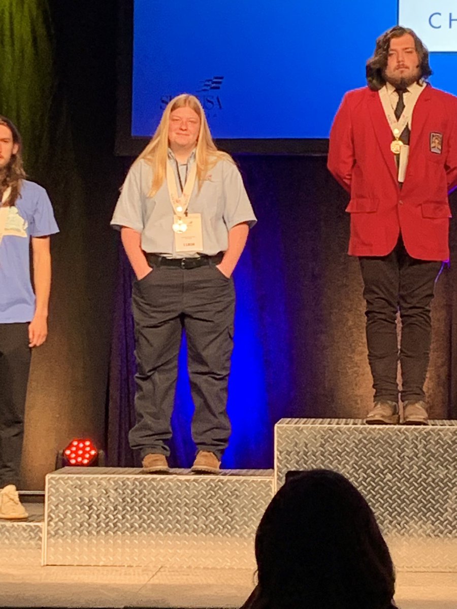 Javier bringing home the gold for Dowell J. Howard, MHS, and FCPS! State Champ! Emalea and Shane finish 2nd and 3rd! Javier has qualified for the National Championship competition in June! @jim_angelo_1969 @fcpsk12 @MHSPioneers @sgross_jwhs @jaltendorf17