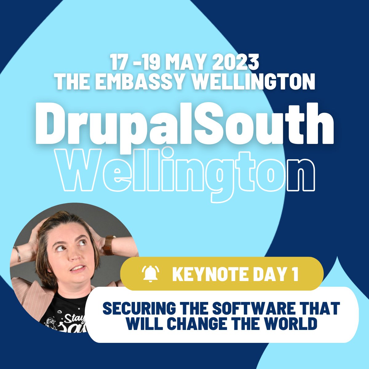 Get excited for your first #DrupalSouth keynote speaker:

⭐<a href="/lady_nerd/">Laura Bell Main</a>, CEO - <a href="/SafeStack/">SafeStack</a>⭐

Presenting... Securing the Software That Will Change the World

Check out the session: drupalsouth.org/events/drupals…

#drupal #drupal10 #drupaldeveloper