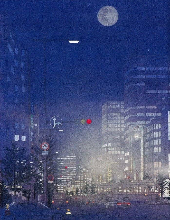 xe0_xeo's tweet photo. Paintings by Japanese Contemporary artist Toshio Tabuchi https://t.co/yht9EAFvua