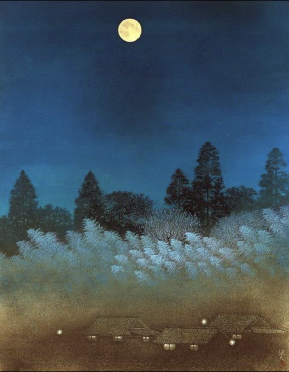 Paintings by Japanese Contemporary artist Toshio Tabuchi