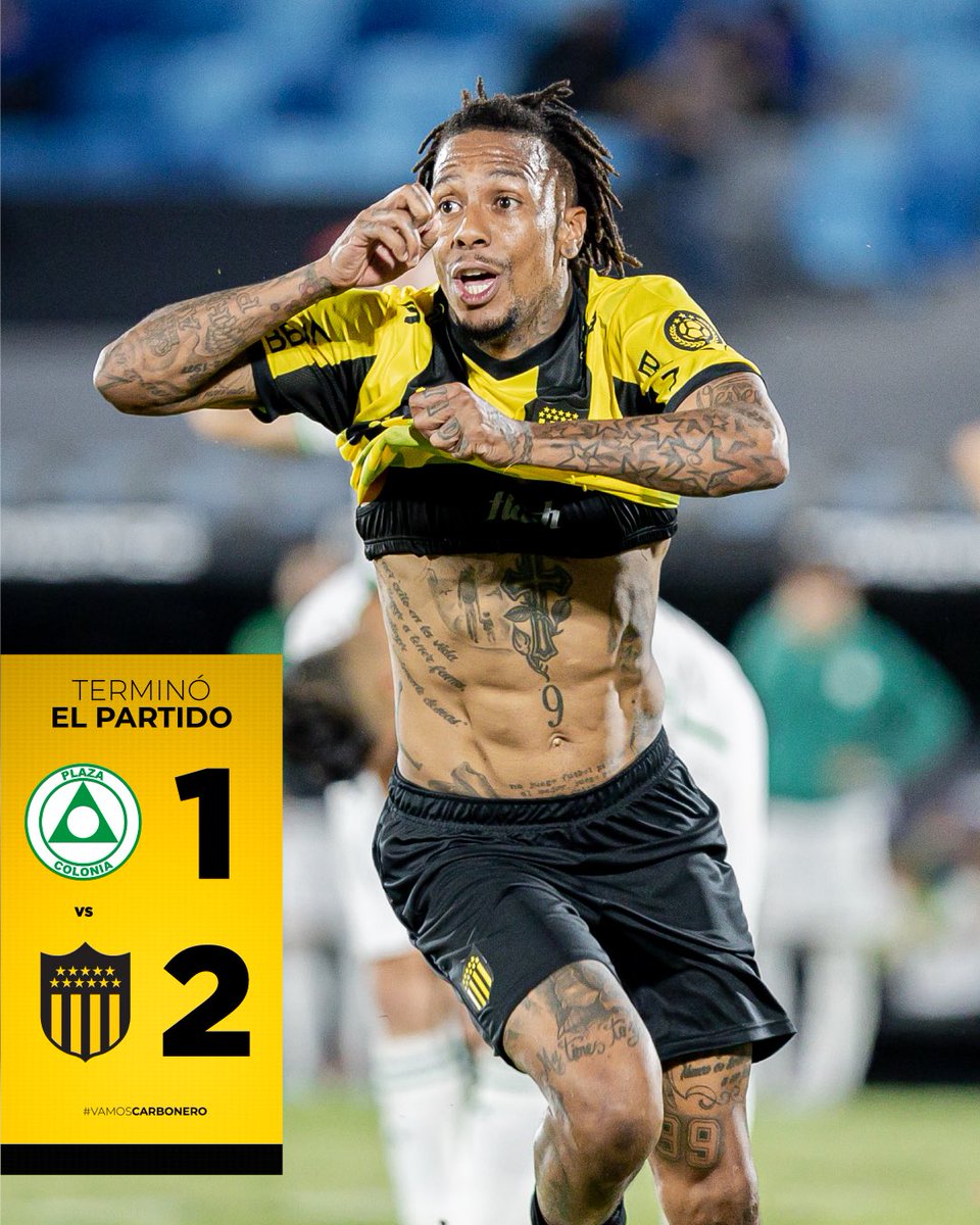 ⚫️ ¡𝐆𝐀𝐍𝐎𝐎𝐎𝐎 𝐏𝐄𝐍̃𝐀𝐑𝐎𝐎𝐎𝐋! 🟡

<a href="/PlazaColonia/">Club Plaza Colonia</a> 1-2 <a href="/OficialCAP/">PEÑAROL</a> 

#VamosCarbonero #TodosJuntos