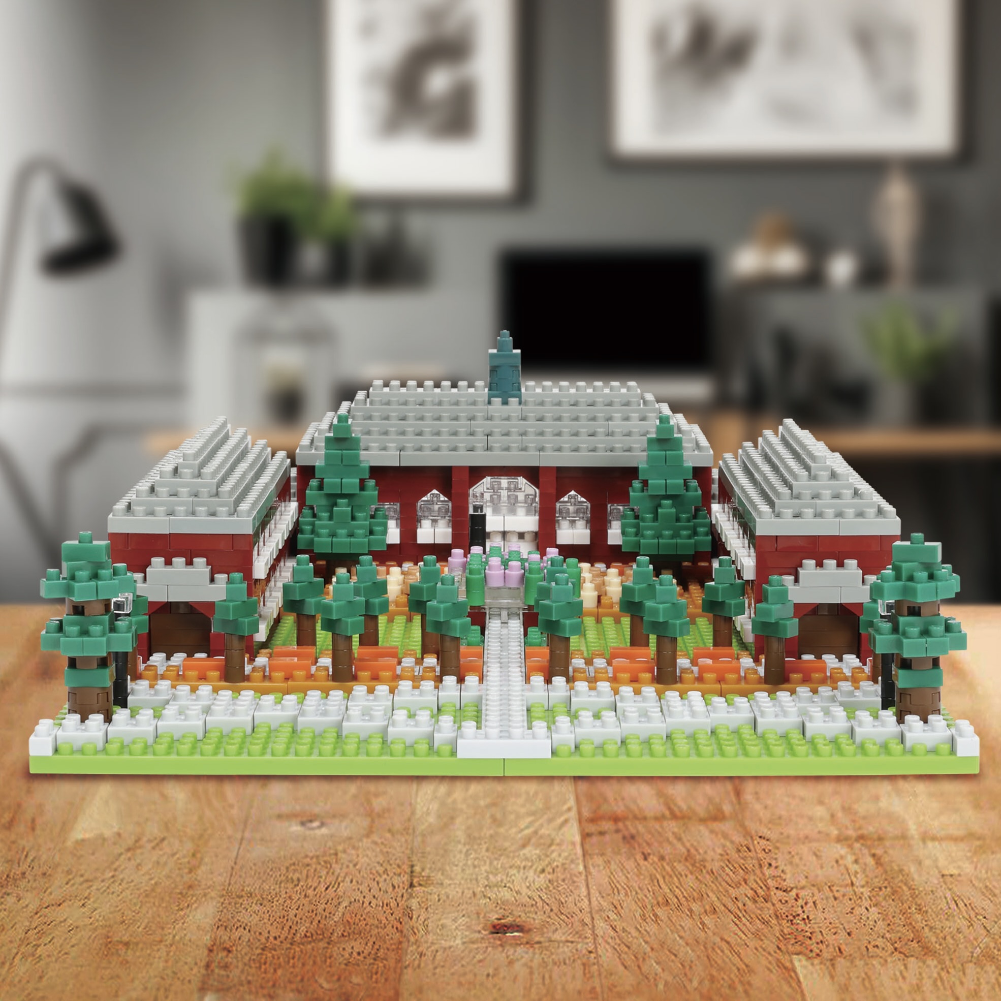 新品非売品・レゴ ナノブロック立教大学モリス館 nanoblock