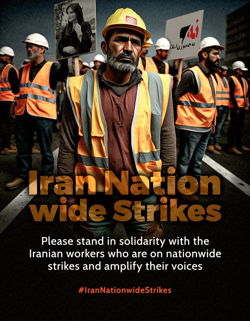 Workers Nationwide Strike in oil, petrochemical and steel industries is going on in Iran.

Here is a 🧵 of #IranNationwideStrikes.
Please stand in solidarity with Iranians Workers and amplify their voice.
#IranRevolution