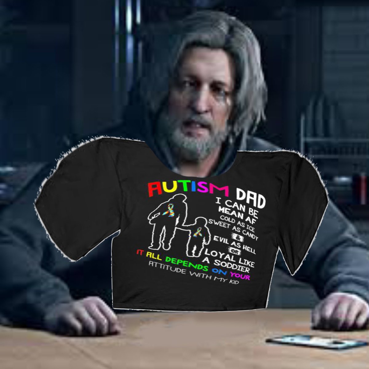dbhhcs's tweet photo. HI DBH TWT i haven’t posted in years here’s something 

connor is autistic so hank bought this shirt from goodwill

#hankandersondbh #hankanderson #hankdbh #ConnorDBH #connoranderson https://t.co/cIr56CJ0ZN