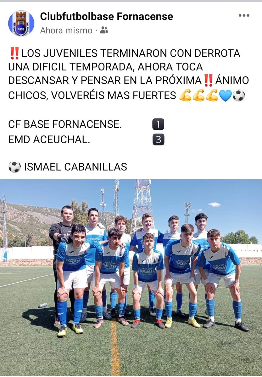 Club Fútbol Base Fornacense (@cfbfornacense) on Twitter photo 