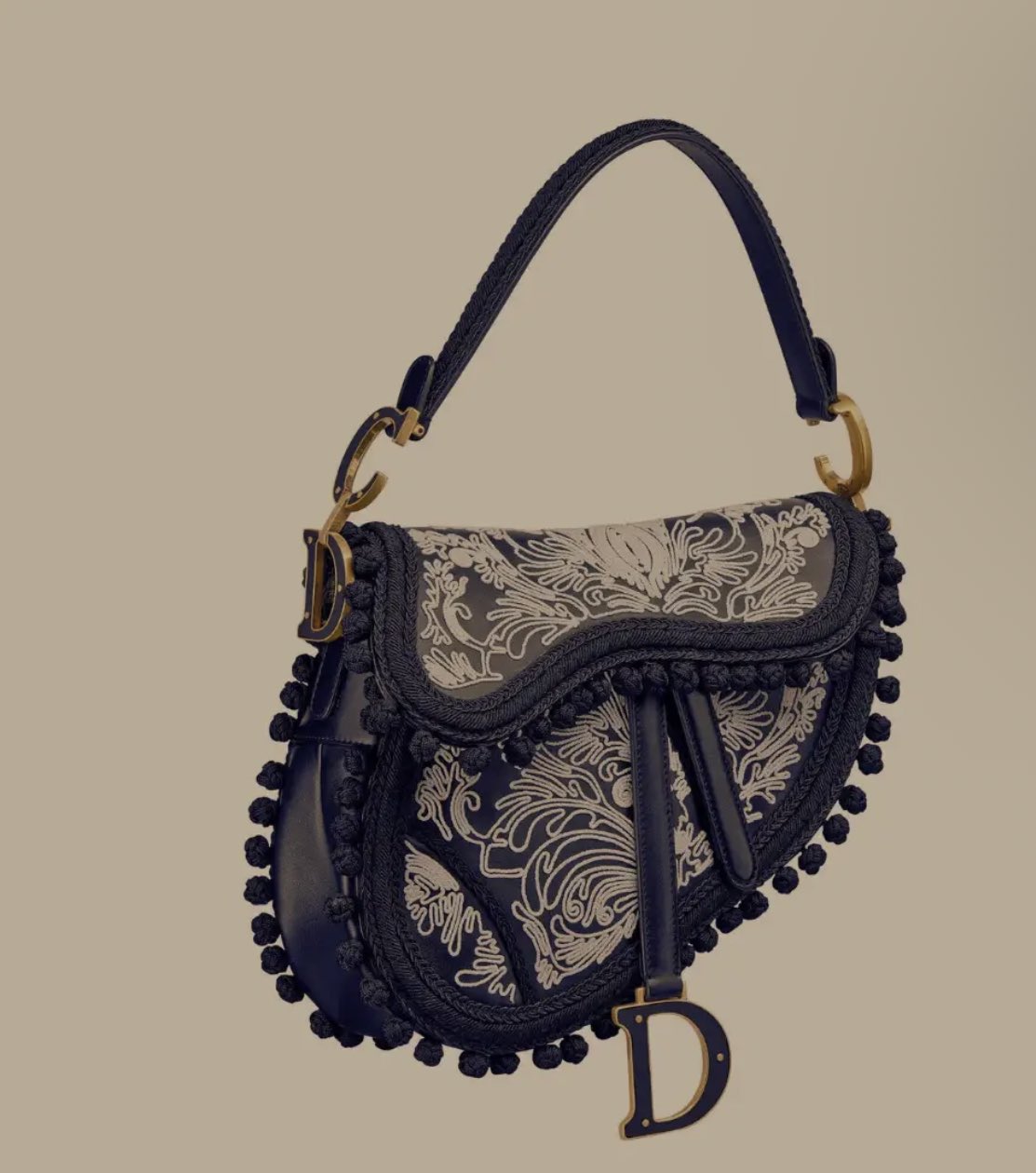 Saddle Bag with Strap Golden Saddle Grained Calfskin DIOR US #40 Saddle Bag with Strap Golden Saddle Grained Calfskin DIOR US