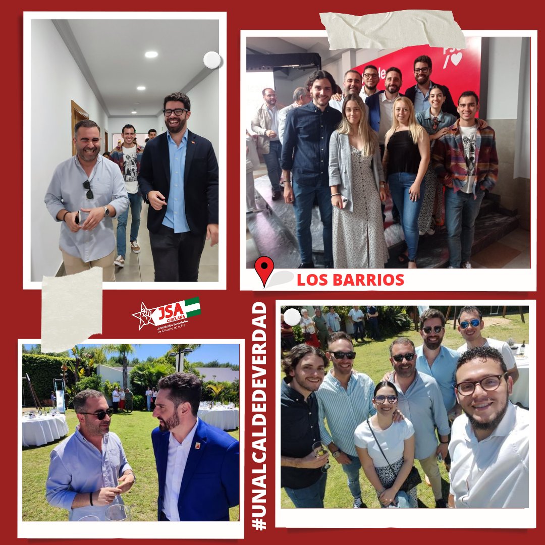JSACHICLANA_'s tweet photo. 🌹Hoy hemos estado en Los Barrios para acompañar a nuestro amigo y S.G de @JsaCadiz, @danipg94.

🌹Un acto multitudinario en el que @PSOElosbarrios ha demostrado que tiene proyecto y capital humano bien formado y preparado para devolver la ilusión que tanto anhela la ciudadanía. https://t.co/Ee6S11VLXf