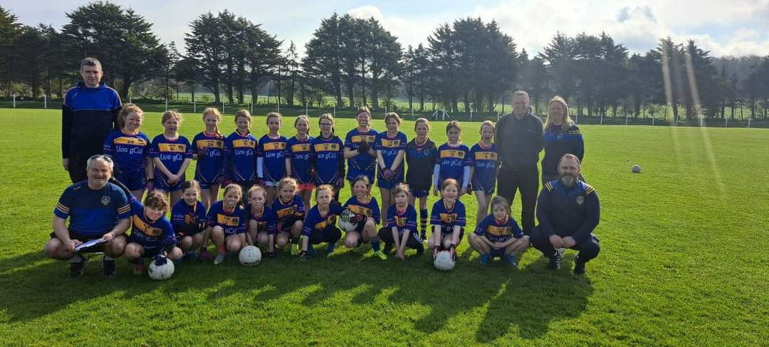 Well done to all our under10s saturday morning away to Aghada Ladies Football. Great performances by all this morning. We are making great progress. Keep up the good work and training.