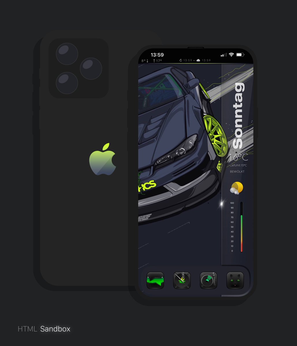 Attairdu57slm's tweet image. Weekend setups, with a base theme by @kleinmone 

@thewaytozion 
#iOS16 #NOJailbreak #HTML_SandboxV2 #iNNOVATION