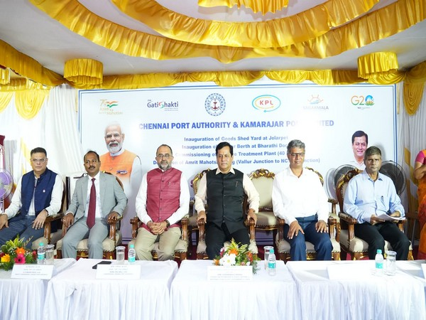 ani_digital's tweet image. Sarbananda Sonowal inaugurates infra projects worth Rs 148 crore to augment capacity of Chennai, Kamarajar Ports

Read @ANI Story | aninews.in/news/national/…

#SarbanandaSonowal #infraprojects #Chennai #KamarajarPorts