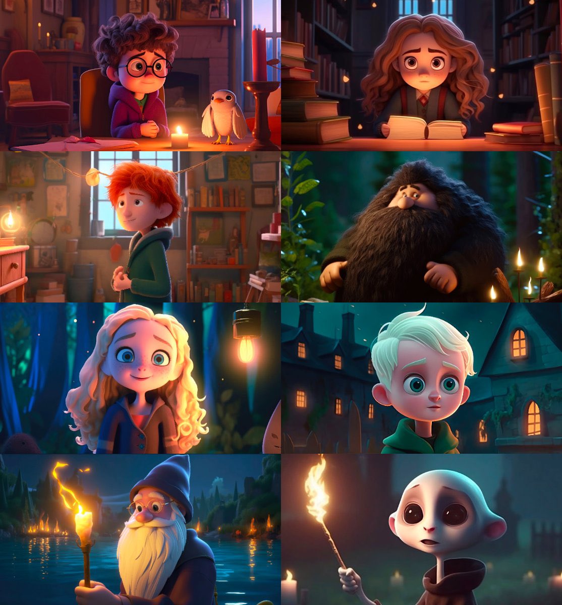 Harry Potter por Pixar Animation Studios