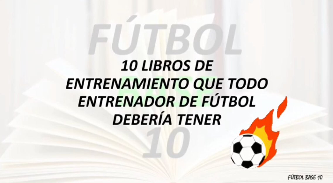 📚Con frecuencia me preguntáis por libros que nos ayuden a mejorar como entrenadores/as. Qué mejor día que hoy para compartir una pequeña lista: 👉futbolbase10.com/2020/07/libros…