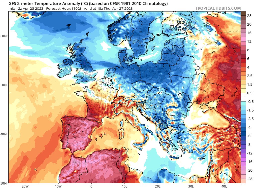 jvilarrubia's tweet photo. Canícula a l'abril.

La propera setmana podem tenir temperatures més de 15C per sobre de la norma i que poden arribar a 35 o 40 graus.

#EmergènciaClimàtica https://t.co/NWRbSl8u7D