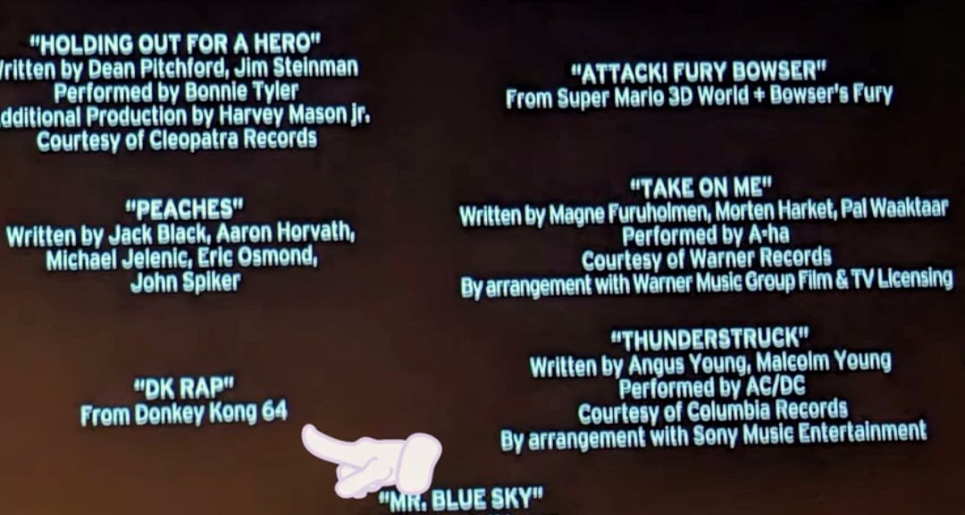 XMenHankMcCoy's tweet photo. Hey @UniversalPics, @Nintendo,@Illumination you credited everyone for songs in the Super Mario Bros. movie except #GrantKirkhope for the DK Rap. C'mon guys make this right and change the credits for the home media to include the people who  wrote and performed it. #SaveTheDKRap https://t.co/lOggV5AoGd