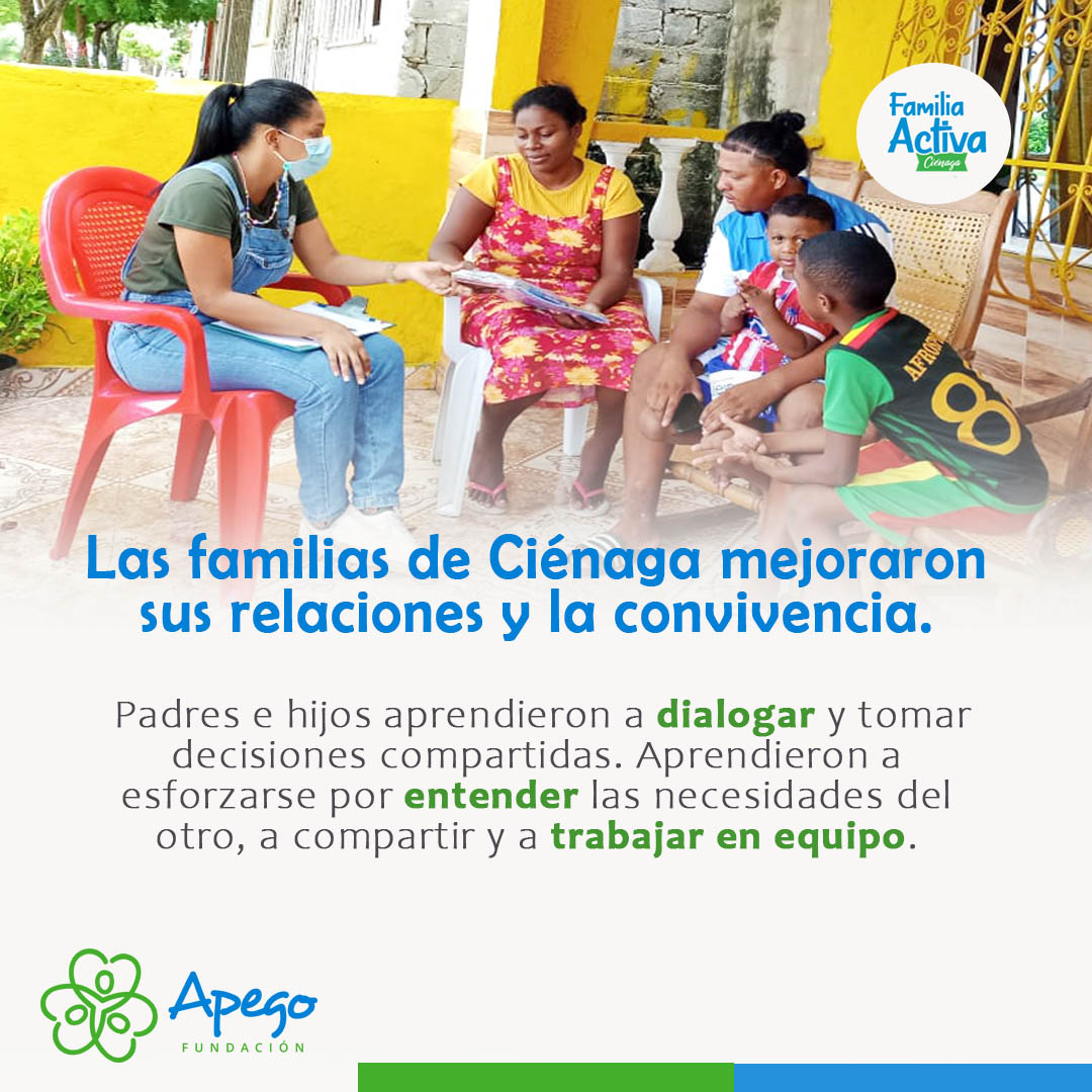 #CrianzaConApego | Las relaciones facilitan la armonía y la convivencia entre los miembros de la familia, por ello, en #FamiliActiva promovemos interacciones respetuosas, amorosas y divertidas. 

Conoce los resultados del trabajo realizado durante 2022👉 n9.cl/6xij9