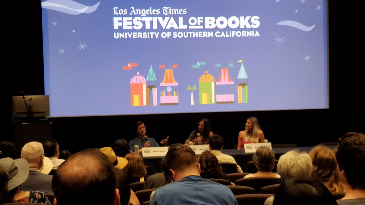 Now at one of the @latimesfob panel talks for @LaGuelaguetza's Bricia Lopez and @lataco's @TheGluster (one of The Militant's mutuals BTW ✊🏽) on their 'Asada: The Art of Mexican-Style Grilling' book! 
#BookFest