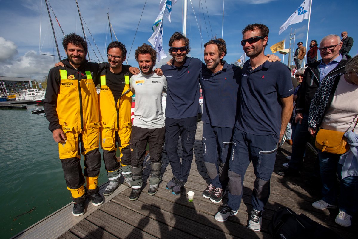 📸 Revivez en images la victoire de Ian Lipinski, Antoine Carpentier et Rémi Fermin sur le Défi Atlantique ! 🥲