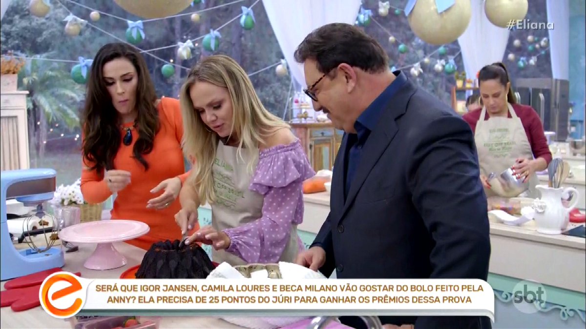 diariodenovelas's tweet photo. Quem se lembra do bolinho da Eliana quando ela participou do Bake Off SBT ?
#BakeOffSBT
#BakeOff #Eliana
#ProgramaEliana https://t.co/wfg9P2FJDP